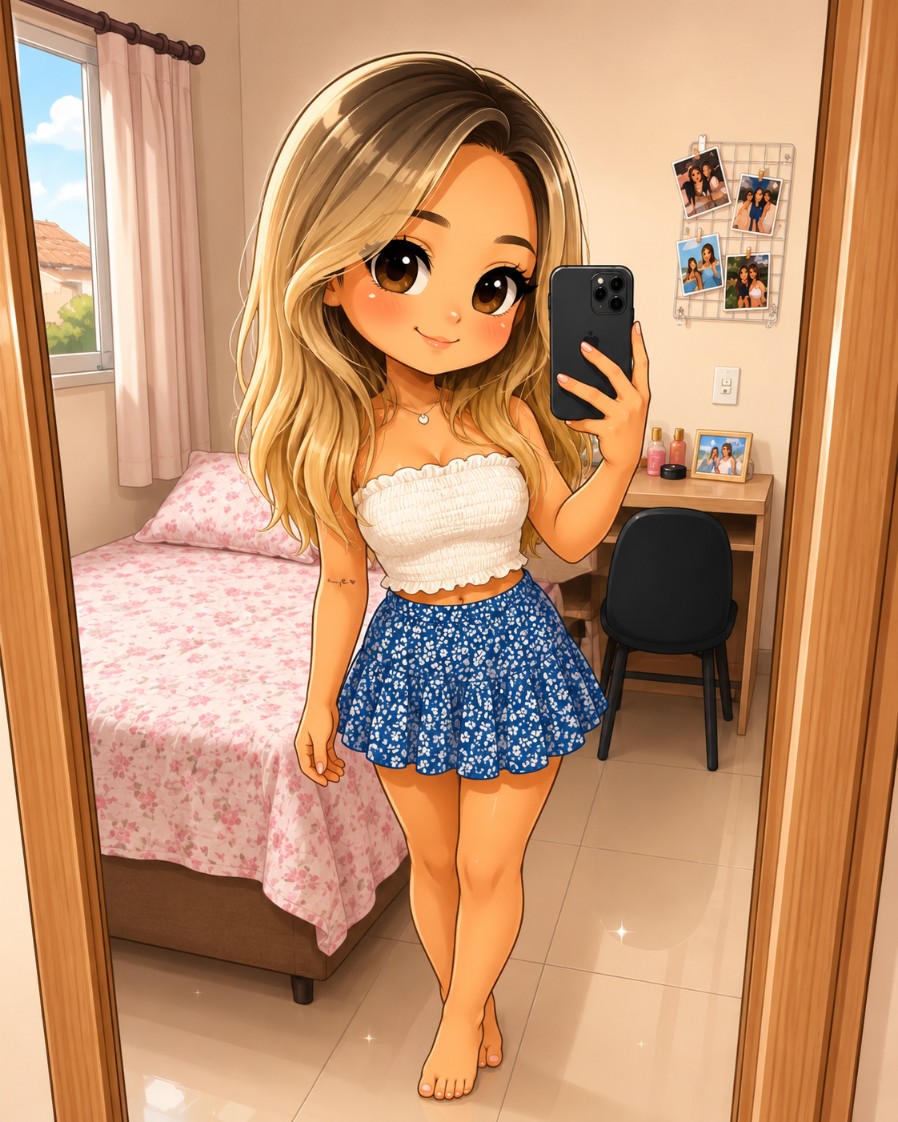 Resultado no estilo CHIBI