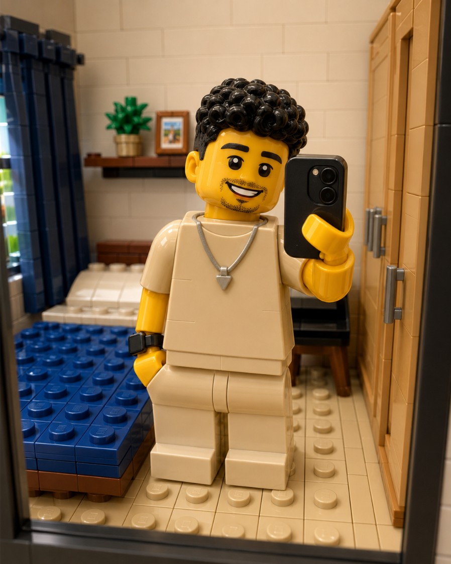 Resultado no estilo LEGO