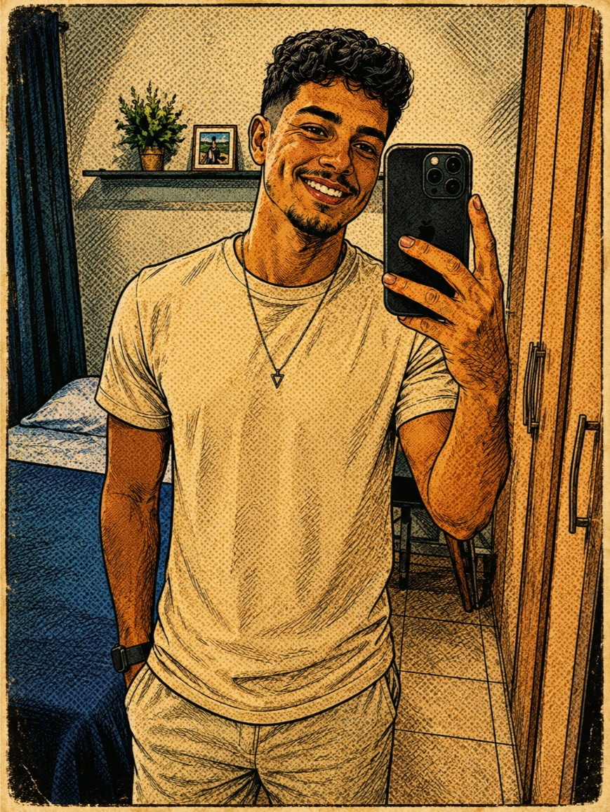 Resultado no estilo QUADRINHOS VINTAGE